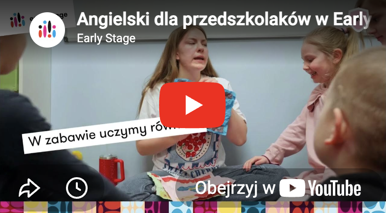 Anglų kalbos pamokėlės vaikams vaizdo įrašo kadras.